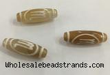 DZI502 10*30mm drum tibetan agate dzi beads wholesale