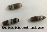 DZI528 10*28mm drum tibetan agate dzi beads wholesale