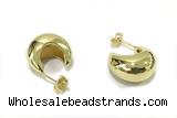 EARR22 11*18mm copper earrings gold plated