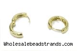 EARR44 18mm copper earrings gold plated