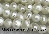 FWP11 14.5 inches 2.8mm potato white freshwater pearl strands