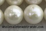 FWP117 15 inches 10mm - 11mm potato white freshwater pearl strands