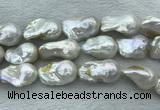 FWP368 15 inches 18mm - 22mm baroque freshwater nucleated pearl beads