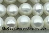 FWP42 14.5 inches 5.5mm - 6mm potato white freshwater pearl strands