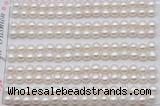 FWP454 half-drilled 5-5.5mm bread freshwater pearl beads