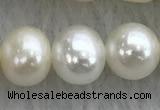 FWP73 15 inches 7mm - 8mm potato white freshwater pearl strands