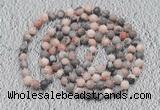 GMN111 Hand-knotted 6mm pink zebra jasper 108 beads mala necklaces