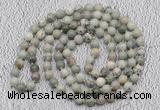 GMN453 Hand-knotted 8mm, 10mm artistic jasper 108 beads mala necklaces