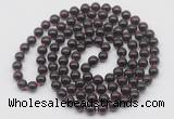 GMN530 Hand-knotted 8mm, 10mm garnet 108 beads mala necklaces