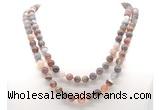 GMN8014 18 - 36 inches 8mm, 10mm Botswana agate 54, 108 beads mala necklaces