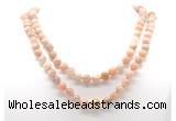 GMN8027 18 - 36 inches 8mm, 10mm sunstone 54, 108 beads mala necklaces