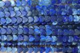 HEAR55 15 inches 6mm heart lapis lazuli beads