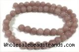 JADE124 15 inches 4mm round honey jade gemstone beads