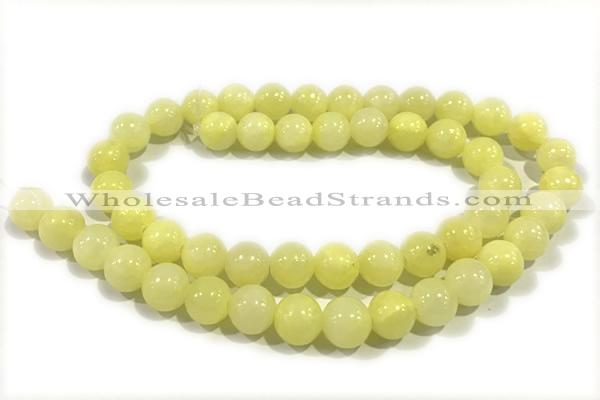 JADE168 15 inches 12mm round honey jade gemstone beads