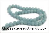 JADE189 15 inches 4mm round honey jade gemstone beads