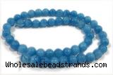 JADE204 15 inches 4mm round honey jade gemstone beads