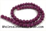 JADE209 15 inches 4mm round honey jade gemstone beads