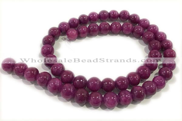 JADE211 15 inches 8mm round honey jade gemstone beads