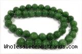 JADE234 15 inches 4mm round honey jade gemstone beads