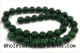 JADE264 15 inches 4mm round honey jade gemstone beads