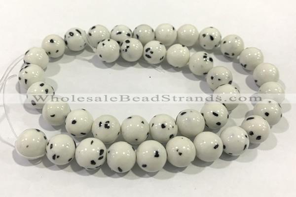 JADE269 15 inches 4mm round honey jade gemstone beads