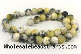 JADE395 15 inches 6mm round persia jade gemstone beads