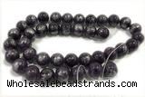 JADE485 15 inches 6mm round silvery jade gemstone beads