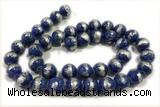 JADE504 15 inches 4mm round silvery jade gemstone beads