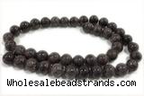 JADE61 15 inches 8mm round honey jade gemstone beads