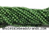 JADE680 15 inches 6mm round Russian jade gemstone beads