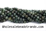 JADE690 15 inches 8mm round green jade gemstone beads