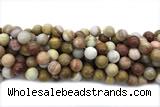 JASP13 15 inches 10mm round wood jasper gemstone beads