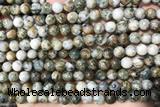 JASP20 15 inches 6mm green dragon quartzite beads