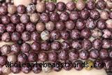 JASP26 15 inches 10mm Brazil red jasper beads