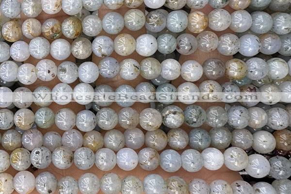 JASP35 15 inches 6mm round mica jasper beads