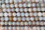 JASP36 15 inches 8mm round mica jasper beads