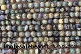 JASP50 15 inches 5mm round purple jasper beads