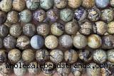 JASP52 15 inches 10mm round purple jasper beads