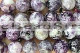 KUNZ30 15 inches 14mm round kunzite gemstone beads