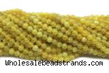 LEMO06 15 inches 6mm round yellow lemon quartz beads