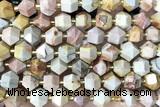 MIXE107 15 inches 10mm faceted jasper gemstone beads