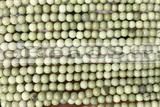 MIX48 15 inches 4mm round matcha alashan gemstone beads