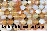 MIXE94 15 inches 10mm faceted agate gemstone beads