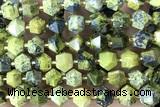 MIXE96 15 inches 10mm faceted jade gemstone beads