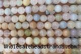 MORG06 15 inches 8mm round morganite gemstone beads