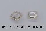 NGC1802 20*20mm diamond white crystal connectors wholesale