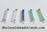 NGC7020 3*32mm cuboid  mixed gemstone connectors wholesale