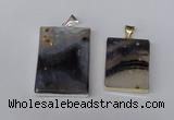 NGP1156 25*35mm - 40*50mm freeform montana agate pendants