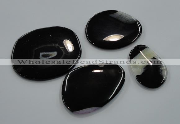 NGP1174 30*50mm - 50*65mm freeform agate gemstone pendants wholesale