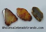 NGP1195 30*60mm - 45*75mm freeform agate gemstone pendants wholesale